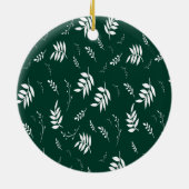 bladpatroon keramisch ornament (Achterkant)