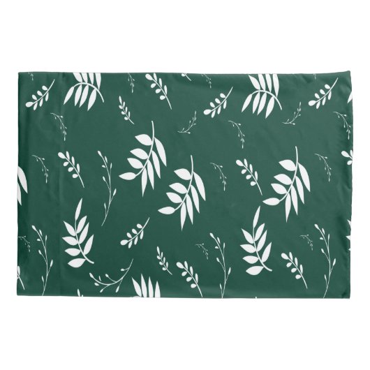 bladpatroon kussensloop (Achterkant)