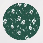 bladpatroon labels (Design 2)