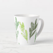 Bladpatroon Latte Mok (Rechterhoek)