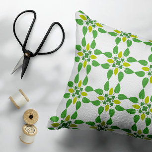 Bladpatroon, Patroon Van Bladeren, Groene Bladeren Accent Kussen