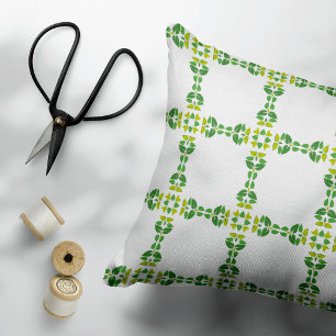 Bladpatroon, Patroon Van Bladeren, Groene Bladeren Accent Kussen