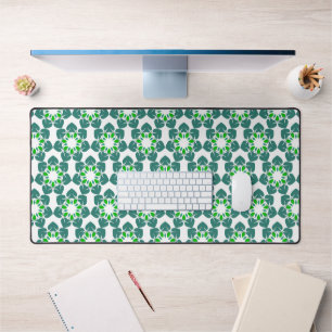 Bladpatroon, patroon van bladeren, groene bladeren bureaumat