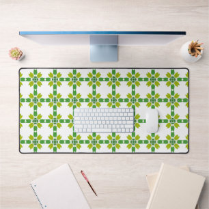 Bladpatroon, patroon van bladeren, groene bladeren bureaumat