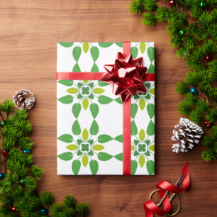 Bladpatroon, Patroon Van Bladeren, Groene Bladeren Cadeaupapier