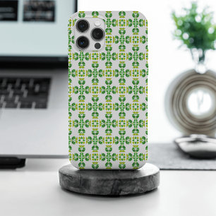 Bladpatroon, patroon van bladeren, groene bladeren iPhone 15 pro max hoesje