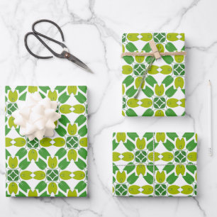 Bladpatroon, Patroon Van Bladeren, Groene Bladeren Inpakpapier Vel