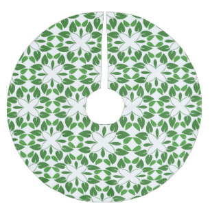 Bladpatroon, patroon van bladeren, groene bladeren kerstboom rok