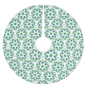 Bladpatroon, patroon van bladeren, groene bladeren kerstboom rok