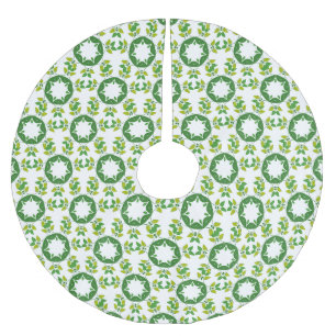 Bladpatroon, patroon van bladeren, groene bladeren kerstboom rok