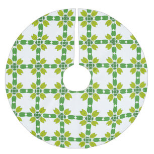 Bladpatroon, patroon van bladeren, groene bladeren kerstboom rok