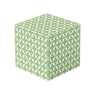 Bladpatroon, patroon van bladeren, groene bladeren kubus