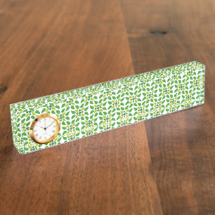 Bladpatroon, patroon van bladeren, groene bladeren naambordje