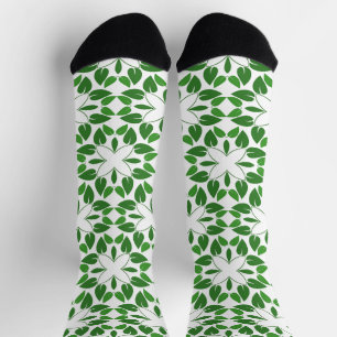 Bladpatroon, Patroon Van Bladeren, Groene Bladeren Sokken
