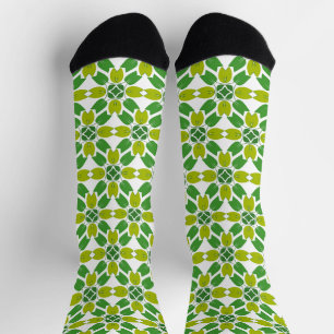 Bladpatroon, Patroon Van Bladeren, Groene Bladeren Sokken
