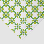 Bladpatroon, patroon van bladeren, groene bladeren tissuepapier (Detail)