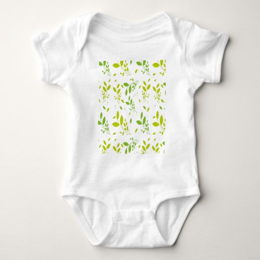 bladpatroon romper (Voorkant)