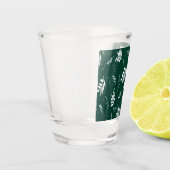 bladpatroon shot glas (Links)