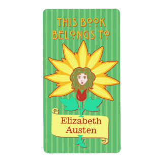 Bladplaat Dit boek behoort tot de Art Nouveau Flow Etiket