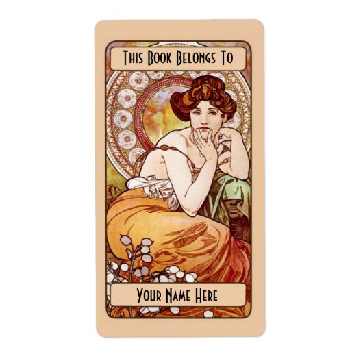 Bladplaat Etiket (Voorkant)