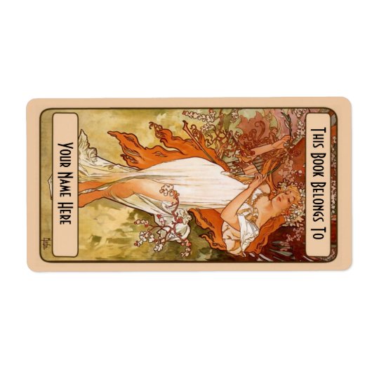 Bladplaat Etiket (Voorkant)