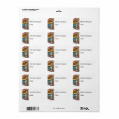 Bladplaat Etiket (Full Sheet)
