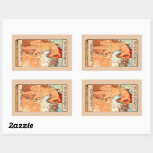 Bladplaat Rechthoekige Sticker (Vel)