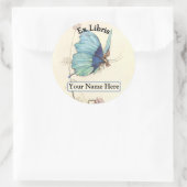 Bladplaat Ronde Sticker (Tas)