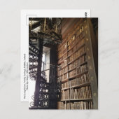 Bladplank in de Long Room, Dublin, Ierland Briefkaart (Voorkant / Achterkant)