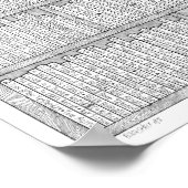 Bladplank nr. 8 poster (Hoek)