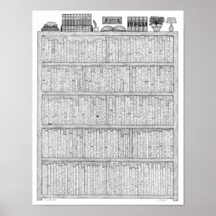 Bladplank nr. 8 poster