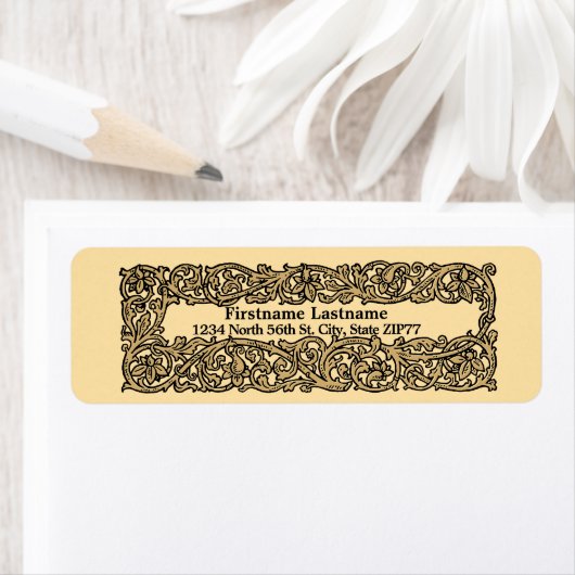 bladrand etiket (Insitu)