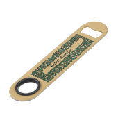  bladrand speed flessenopener (Achterkant Gekanteld)