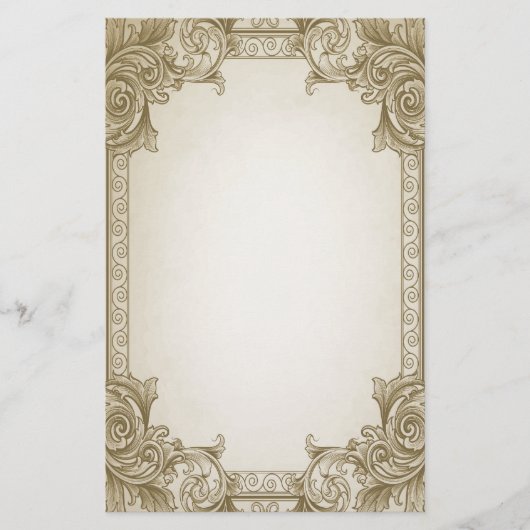 Bladrollen - Bruin Briefpapier (Voorkant)