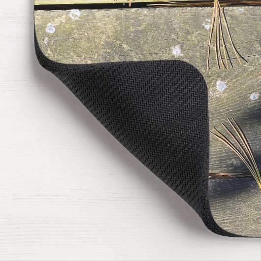 Bladschaduwen op hout muismat (Hoek)