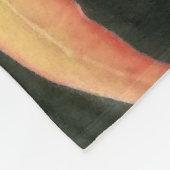 Bladstudie 2 fleece deken (Hoek)