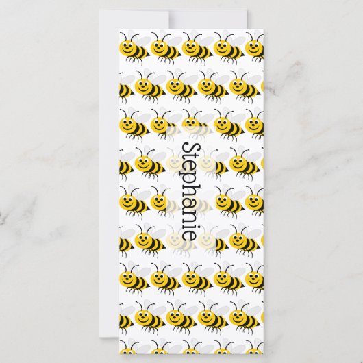 Bladwijzer bijenontwerp (Voorkant)