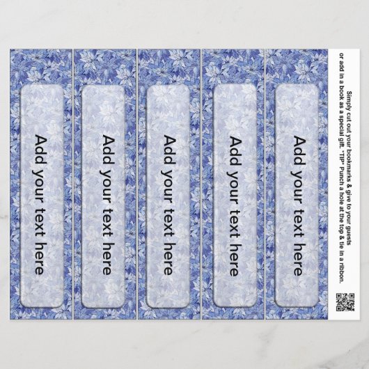 Bladwijzer Favors for Holiday Party Favors Flyer (Voorkant)