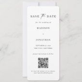 Bladwijzer foto Oud geld bruiloft Save The Date (Achterkant)