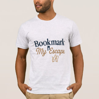 Bladwijzer mijn ontsnapping | Retro Book Lover T-s T-shirt