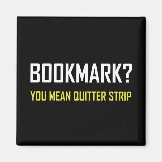 Bladwijzer Quitter Strip Magneet (Voorkant)