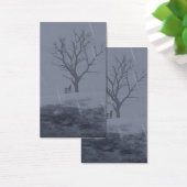 Bladwijzer van de winterkoude visitekaartjes (Bureau)