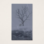 Bladwijzer van de winterkoude visitekaartjes (Achterkant)