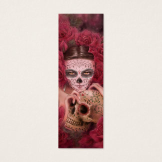 Bladwijzer van Dia de los Muertos Mini Visitekaartjes