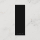 Bladwijzer van vuurwerk mini visitekaartje (Achterkant)