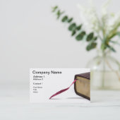 Bladwijzer Visitekaartje (Staand voorkant)