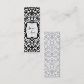 Bladwijzer Visitekaartje Floral abstracte achtergr (Voorkant / Achterkant)