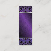 Bladwijzer Visitekaartje Floral abstracte achtergr (Achterkant)