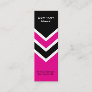 Bladwijzer Visitekaartje Zig Zag Chevron Pattern