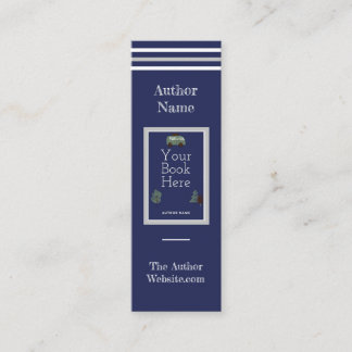 Bladwijzer voor kinderboek of avontuurboek mini visitekaartje